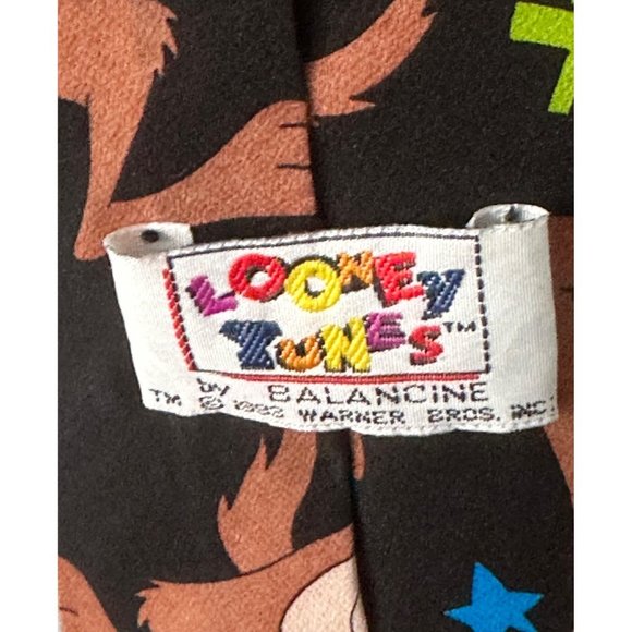 Looney Tunes Taz Men's Tie by Balancine Warner Bros.  100% Silk - Picture 3 of 5